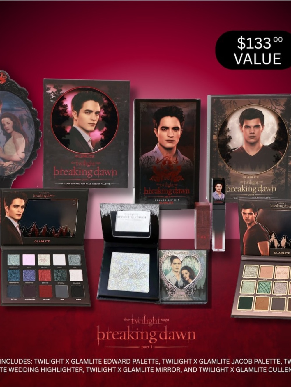 Twilight x Glamlite Breaking Dawn Makeup Collection